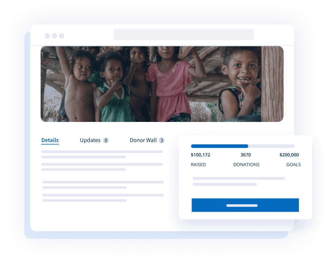 Create a campaign for your charity or special cause Create a campaign for your charity or special cause