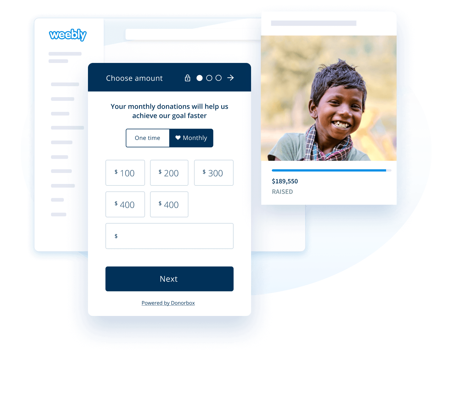 Fundraising made easy for your Weebly site Fundraising made easy for your Weebly site