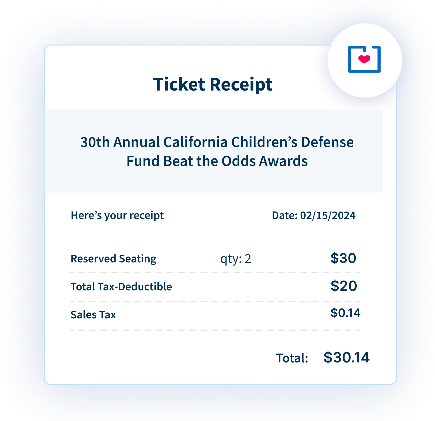 Enjoy hands-off receipting Enjoy hands-off receipting