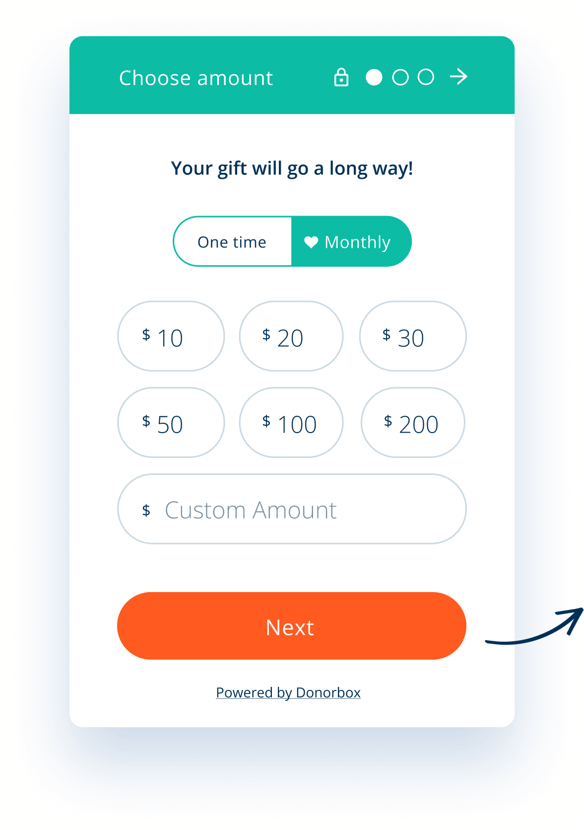 Raise more with a 4x faster checkout Raise more with a 4x faster checkout