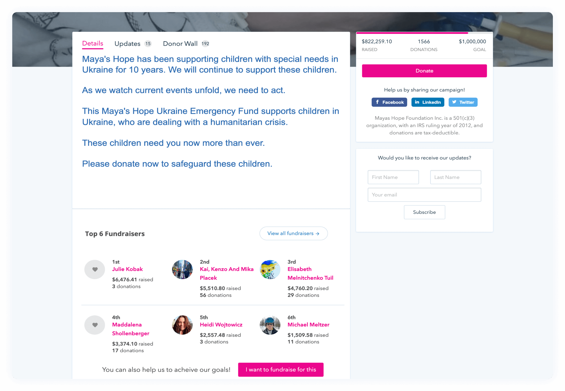 Peer to Peer campaign Peer to Peer campaign