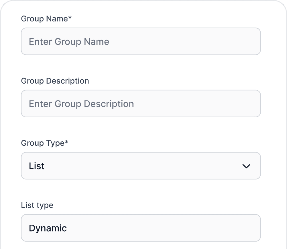 Dynamic Lists Dynamic Lists